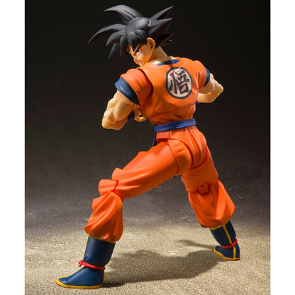 Figure Son Goku Saiyan Raised on Earth Dragon Ball 14cm