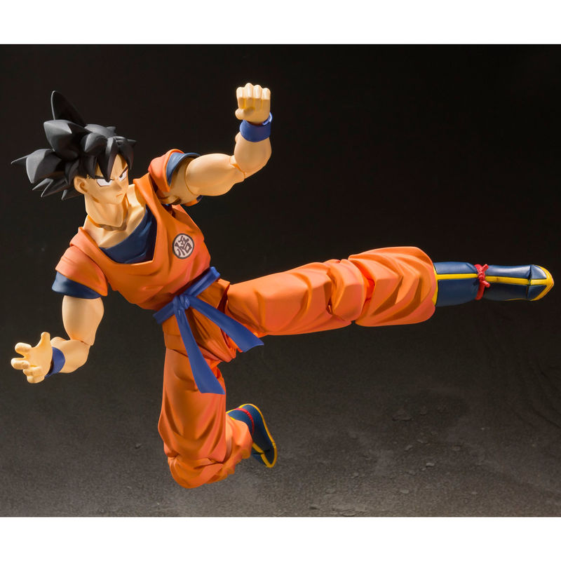 Figure Son Goku Saiyan Raised on Earth Dragon Ball 14cm