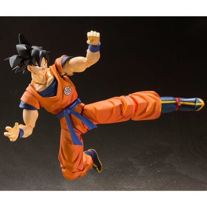 Figure Son Goku Saiyan Raised on Earth Dragon Ball 14cm