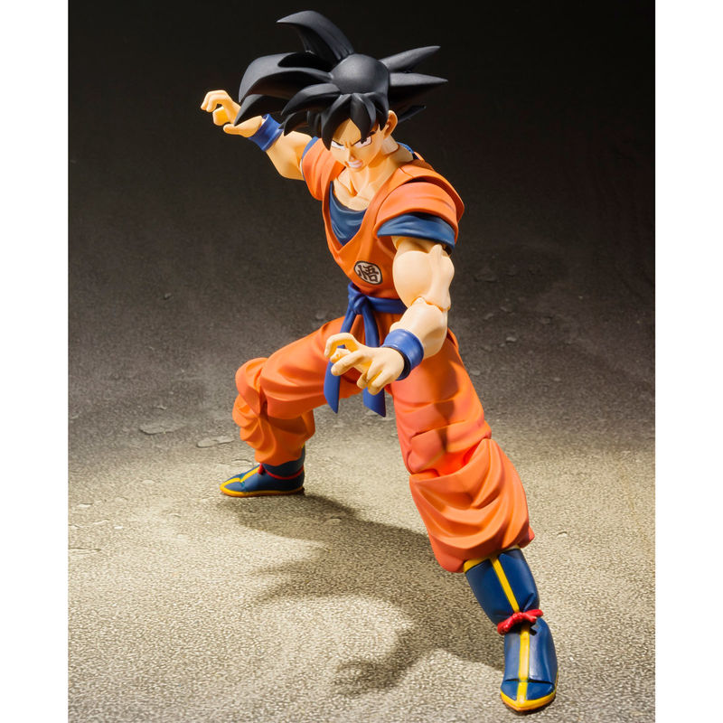 Figure Son Goku Saiyan Raised on Earth Dragon Ball 14cm