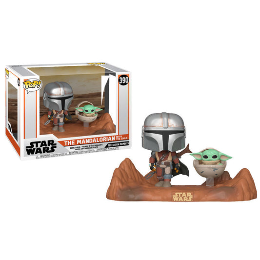 Star Wars Mandalorian POP Figure The Child and Mandalorian