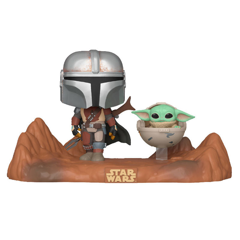 star wars mandalorian pop figure  the child and mandalorian