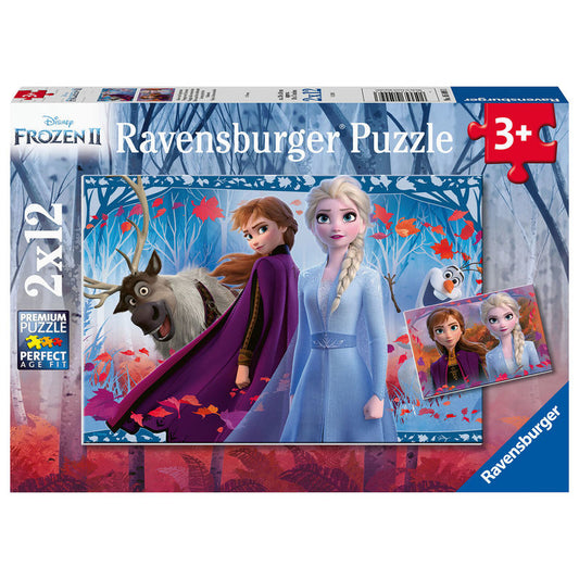 Puzzle Frozen 2 Disney 2x12pcs