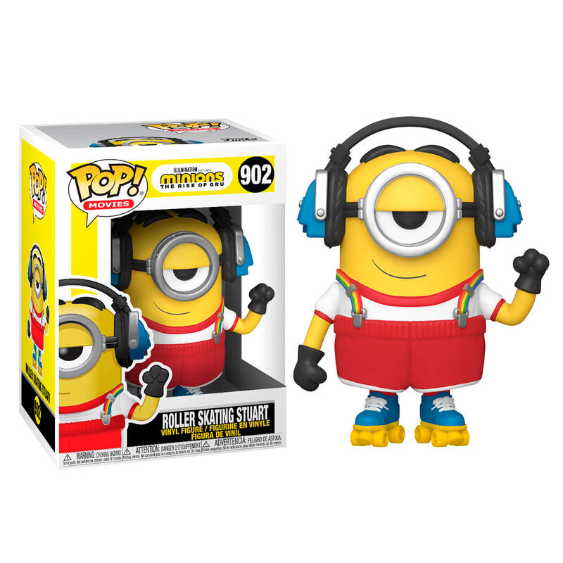 pop figure minions 2 roller skating stuart