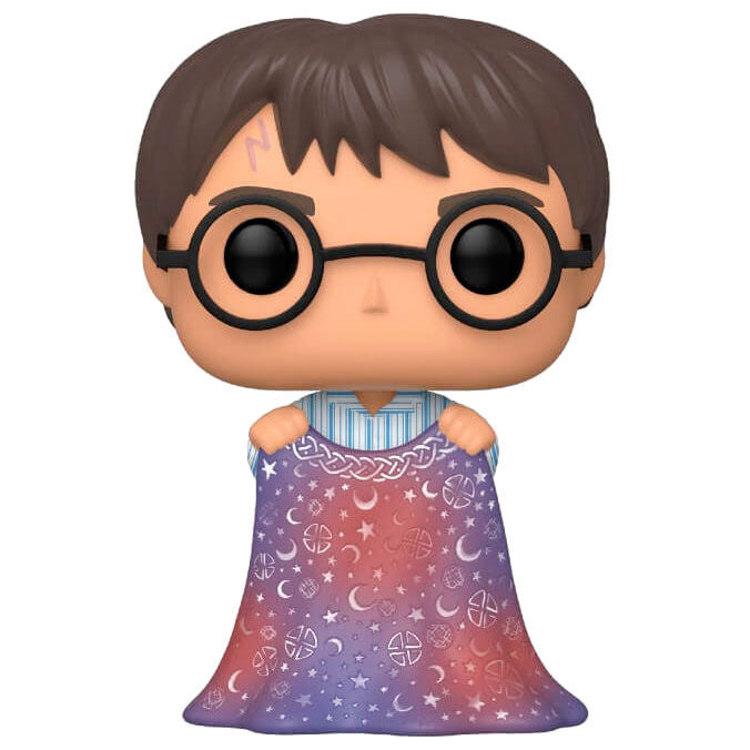 harry potter harry with invisibility cloak pop figure
