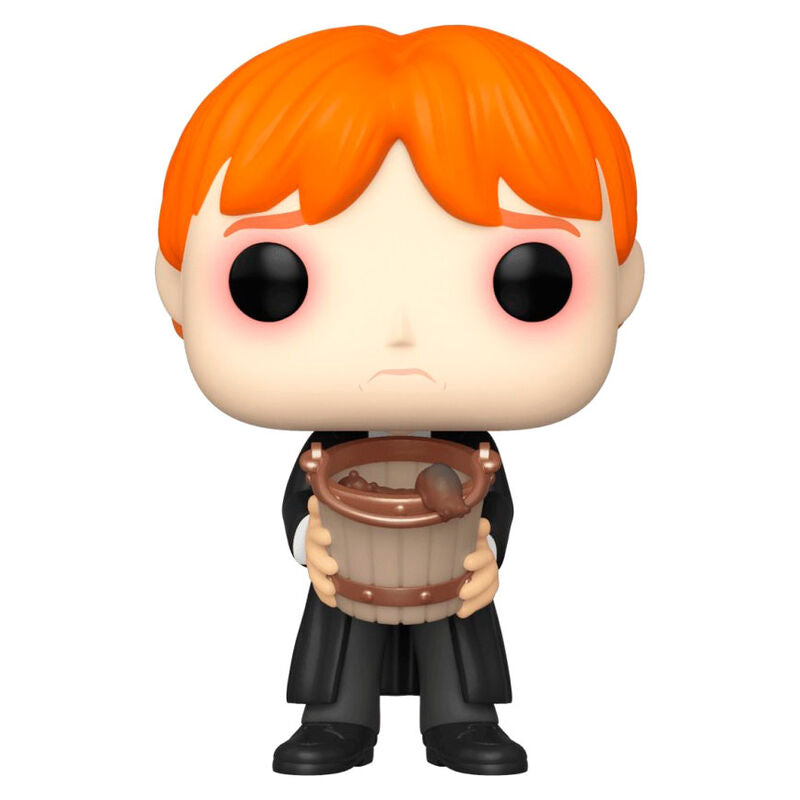 pop figure harry potter ron puking slugs with bucket