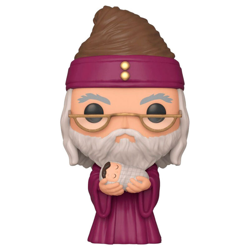 pop figure harry potter dumbledore with baby harry