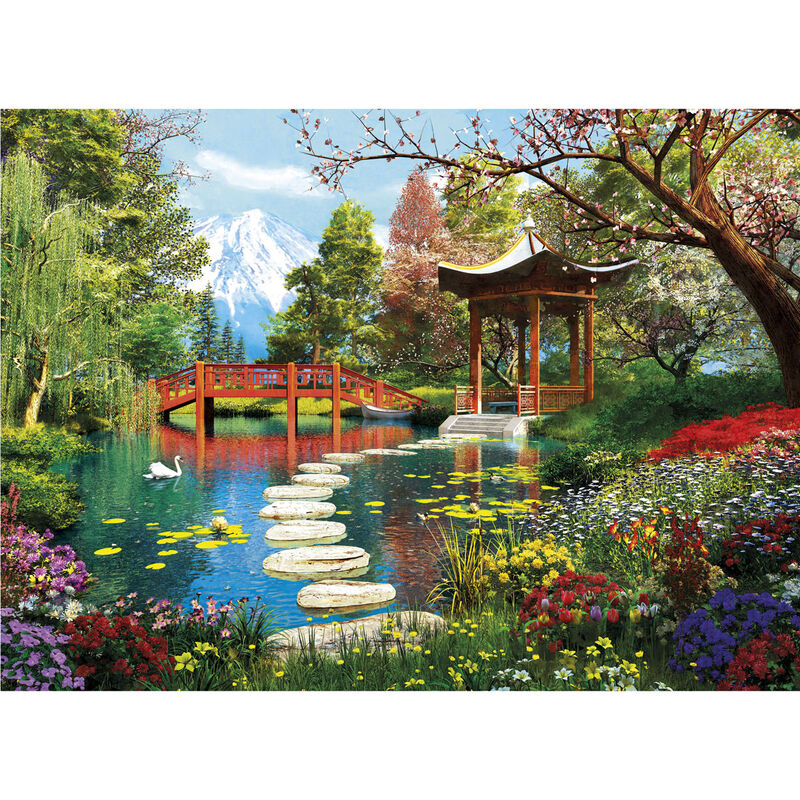 High Quality Fuji Garden Puzzle 500pcs