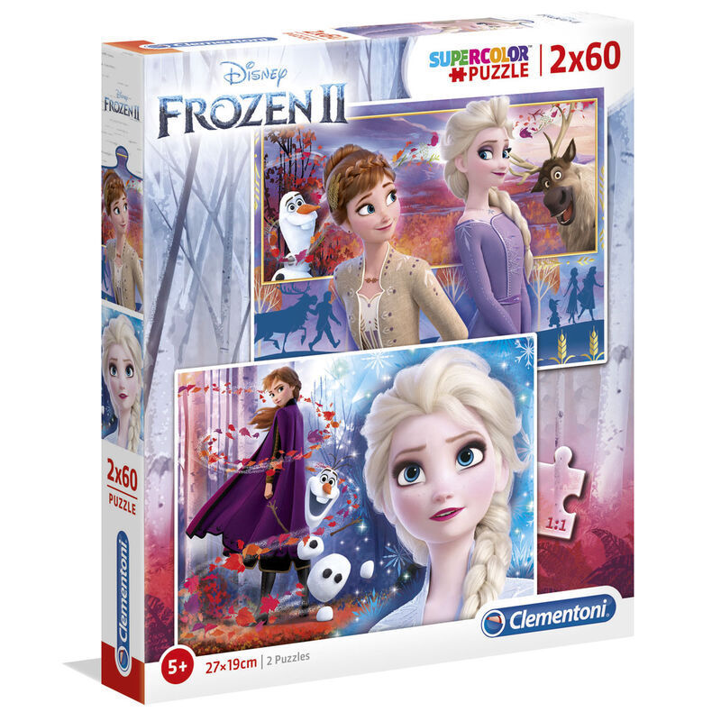 puzzle maxi frozen 2 disney 2x60pcs