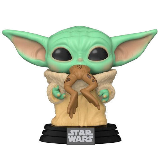 Funko POP Star Wars Mandalorianer Das Kind mit Frosch