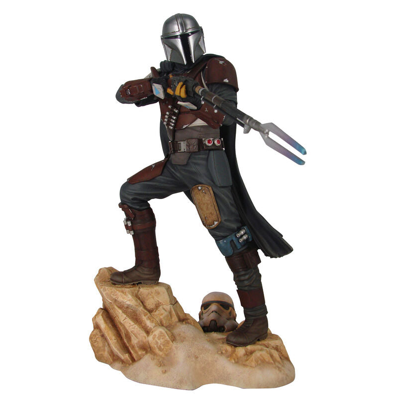 the mandalorian star wars premier collection statue 29cm