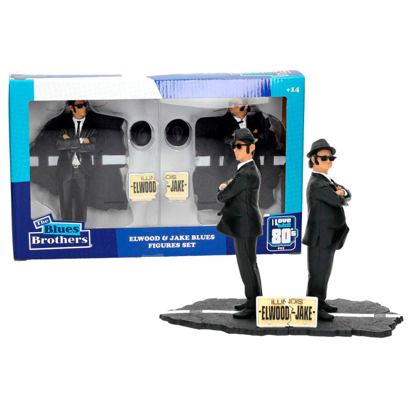 blister 2 figures jake and elwood blues brothers 18cm