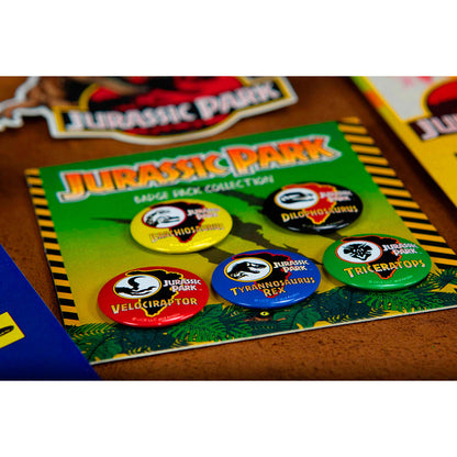 Kit di benvenuto replica di Jurassic Park in scatola di metallo standard