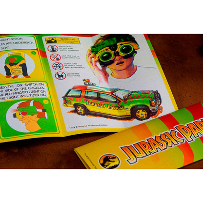 Kit di benvenuto replica di Jurassic Park in scatola di metallo standard