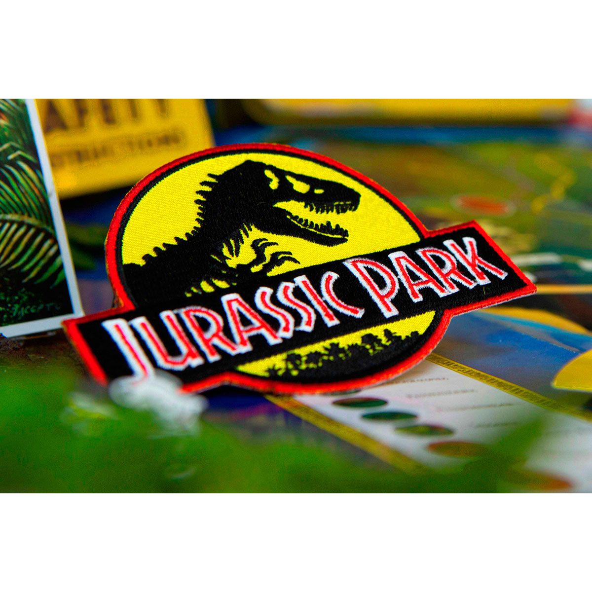 Kit di benvenuto replica di Jurassic Park in scatola di metallo standard