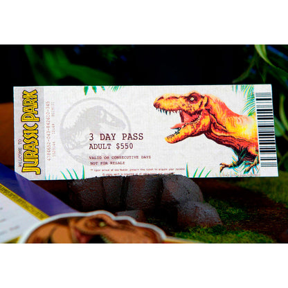 Kit di benvenuto replica di Jurassic Park in scatola di metallo standard