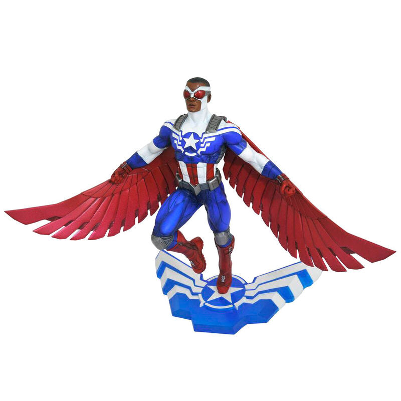 captain america sam wilson diorama statue 25cm