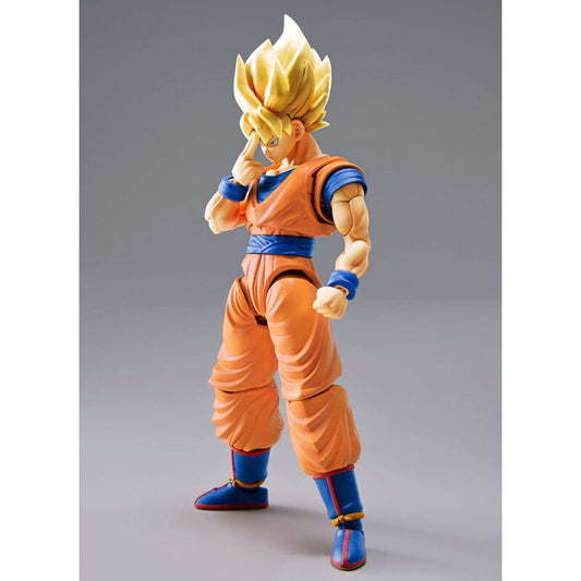 Figura de Super Saiyan Goku nueva versión kit de modelo Rise Standard de Dragon Ball Z 16 cm