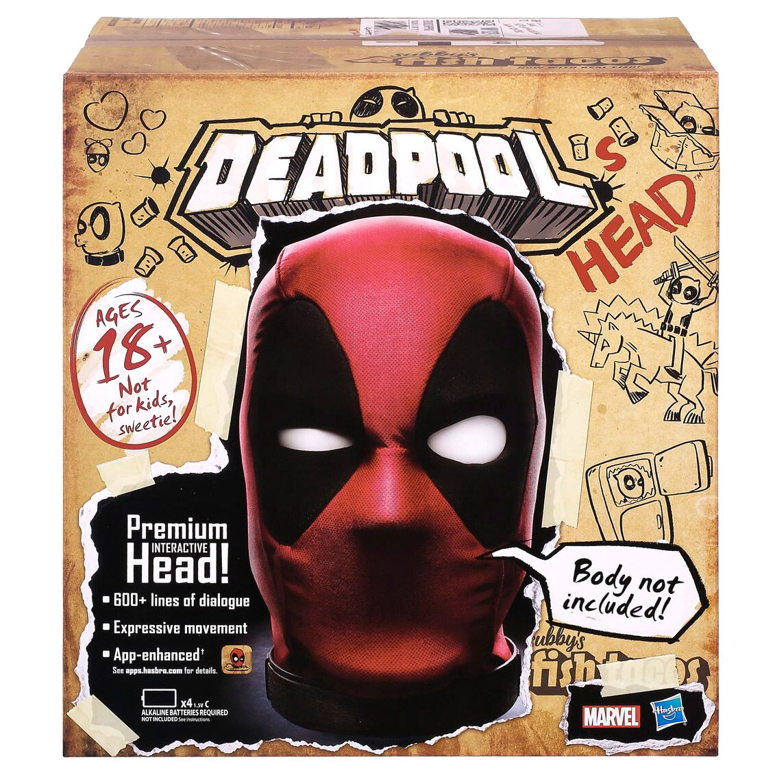 Deadpool Marvel Legends Premium Interactive Head (angielski)