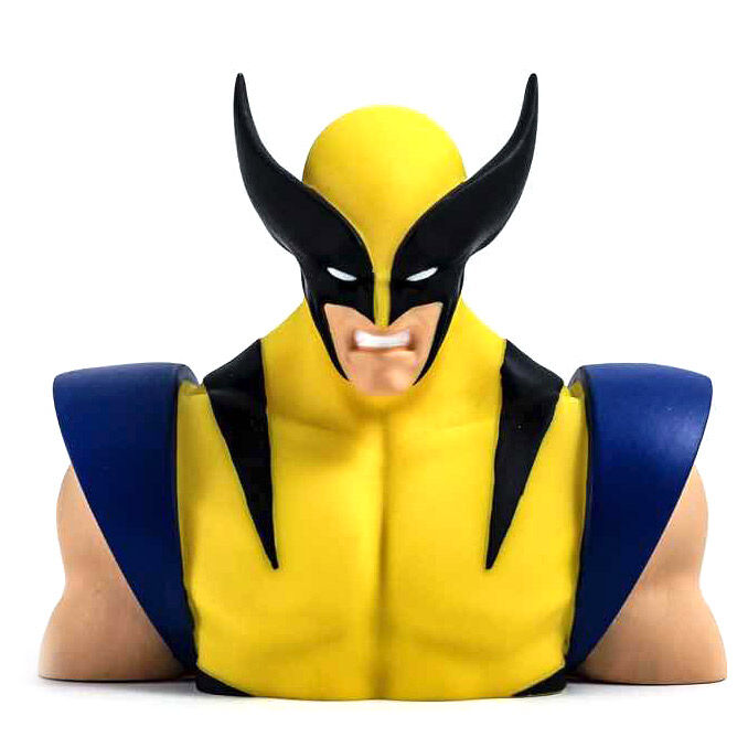 wolverine bust money box x men marvel 20cm