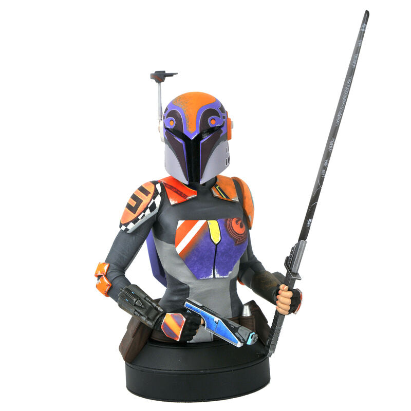 sabine wren star wars rebels bust 15cm