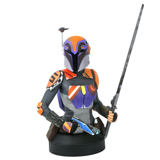 sabine wren star wars rebels bust 15cm