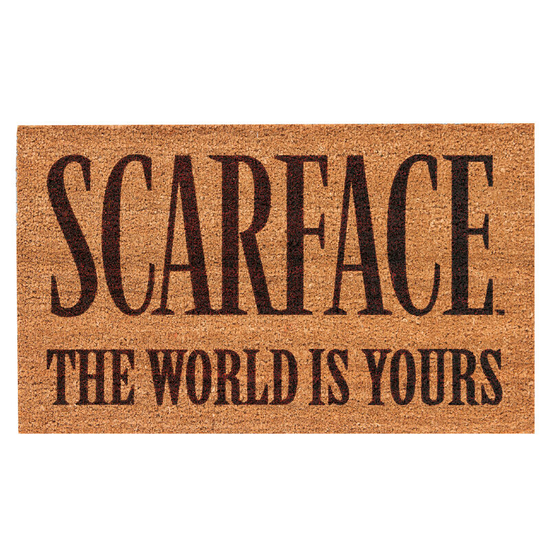scarface logo doormat