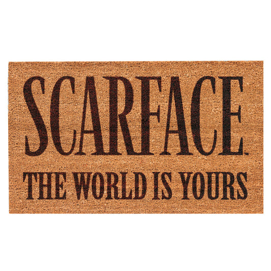 scarface logo doormat