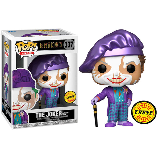 pop figure dc comics batman 1989 joker with hat chase