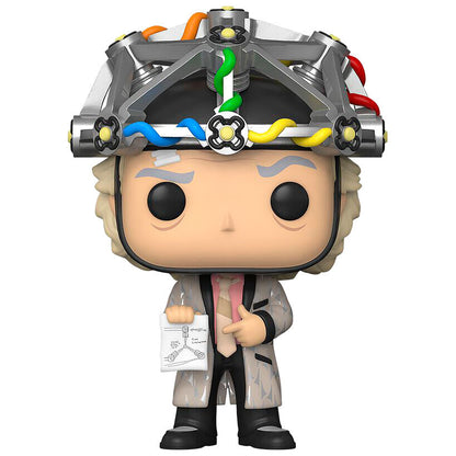 pop figure back to the future doc with helmet