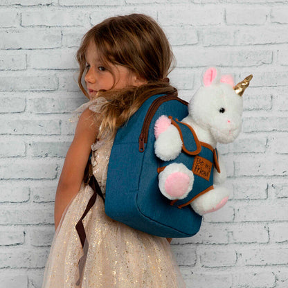 Backpack + Unicorn Tiara Plush Toy 26cm