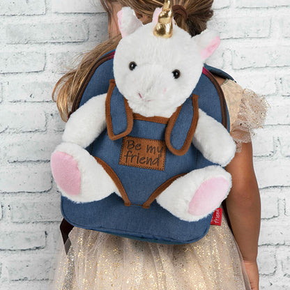 Backpack + Unicorn Tiara Plush Toy 26cm
