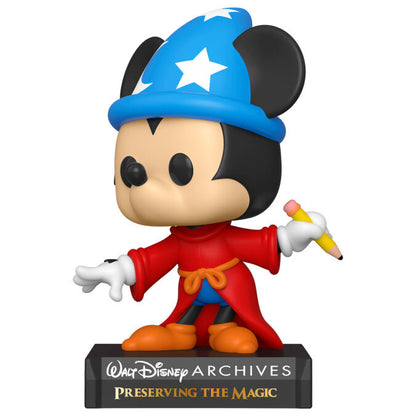 disney archives sorcerer mickey pop figure