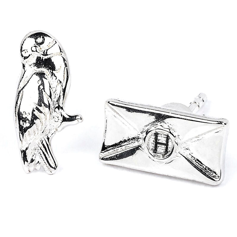 Pendientes de Hedwig y Carta de Harry Potter