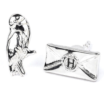 Pendientes de Hedwig y Carta de Harry Potter