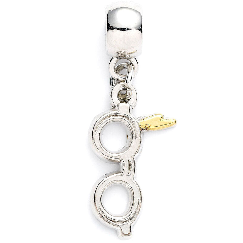bolt with glasses harry potter charm pendant