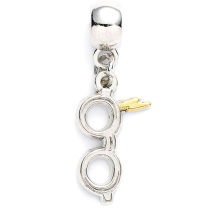 bolt with glasses harry potter charm pendant