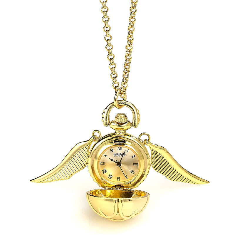 golden snitch harry potter pendant watch