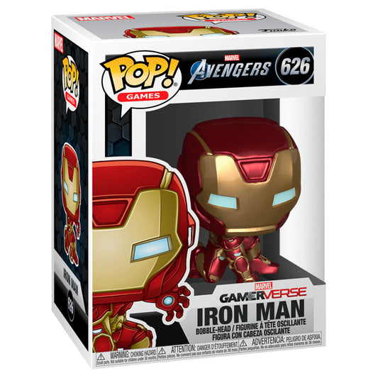 POP Figure Marvel Avengers Game Iron Man Stark Tech Suit