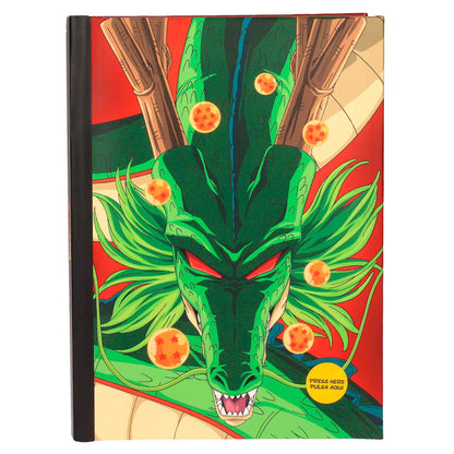 a5 notebook shenron dragon ball lights