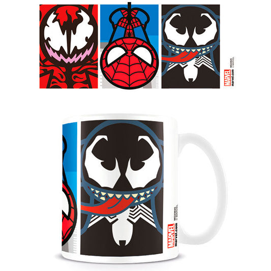 kawaii spiderman venom marvel mug
