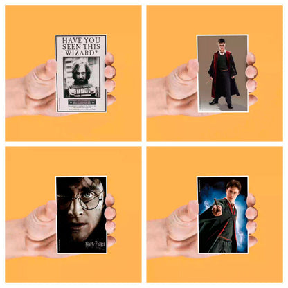 set of 4 harry potter lenticular magnets  assorted