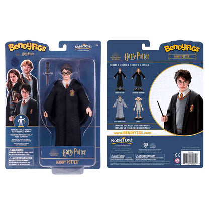 bendyfigs harry potter malleable figure with wand  19cm