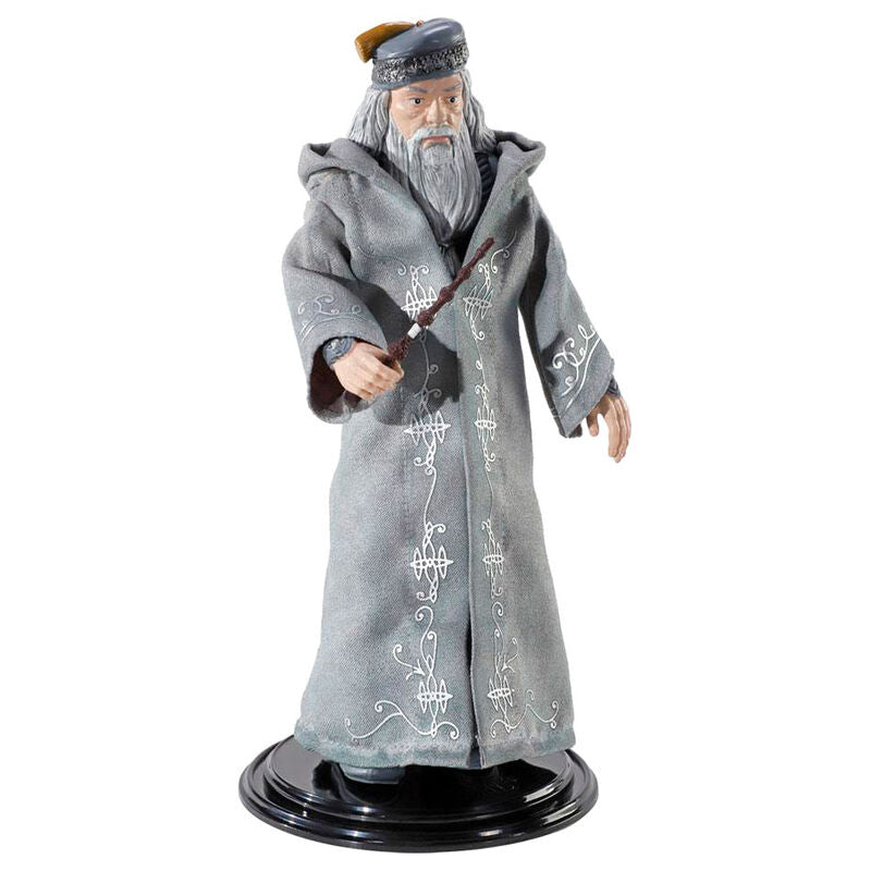 Figura maleable Bendyfigs de Dumbledore con varita de Harry Potter 19 cm