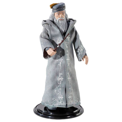 Figura maleable Bendyfigs de Dumbledore con varita de Harry Potter 19 cm