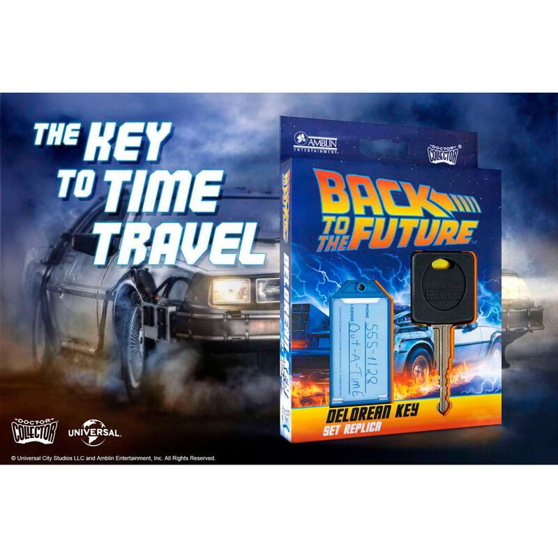 Réplique de la clé de la DeLorean de Retour vers le futur
