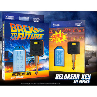 replica delorean key from back to the future