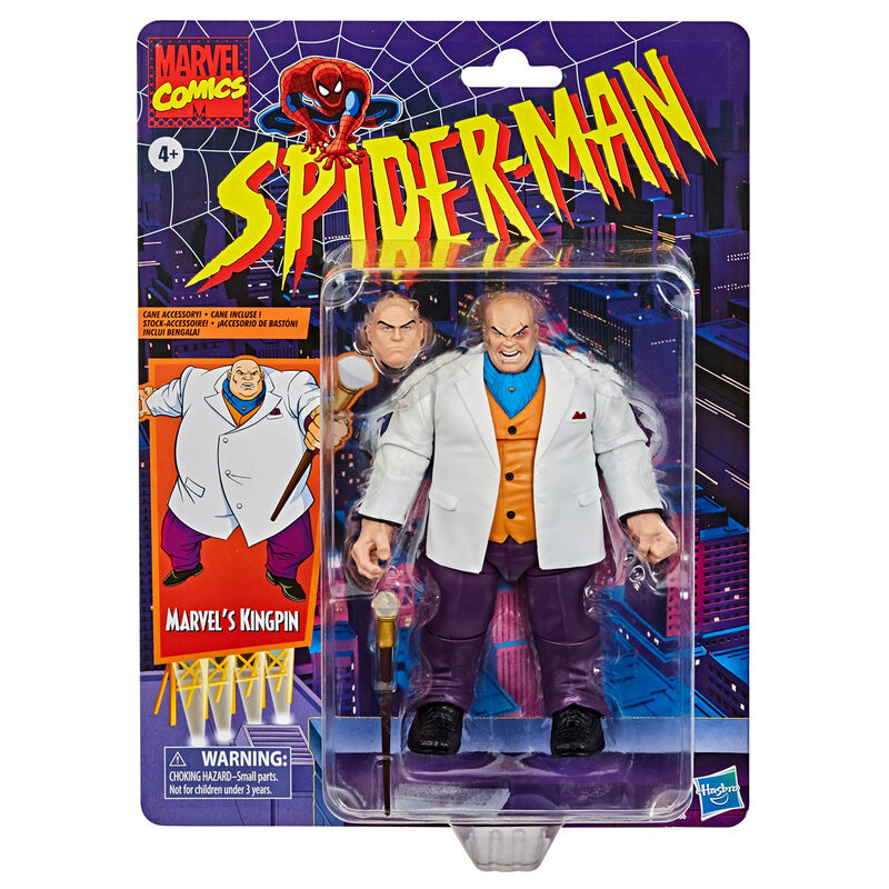 kingpin spider man vintage marvel comics figure 15cm