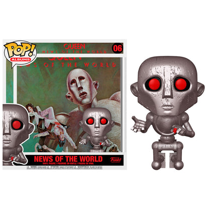 POP Figure Queen News of the World with Album Case