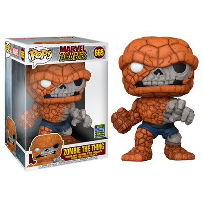 Figura POP exclusiva de Marvel Zombies The Thing de 25 cm